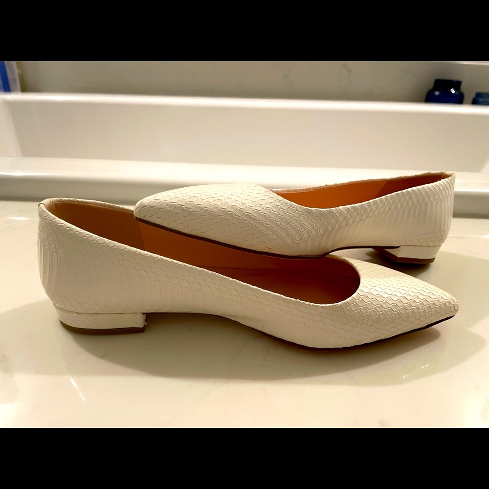 Jcrew leather flats
